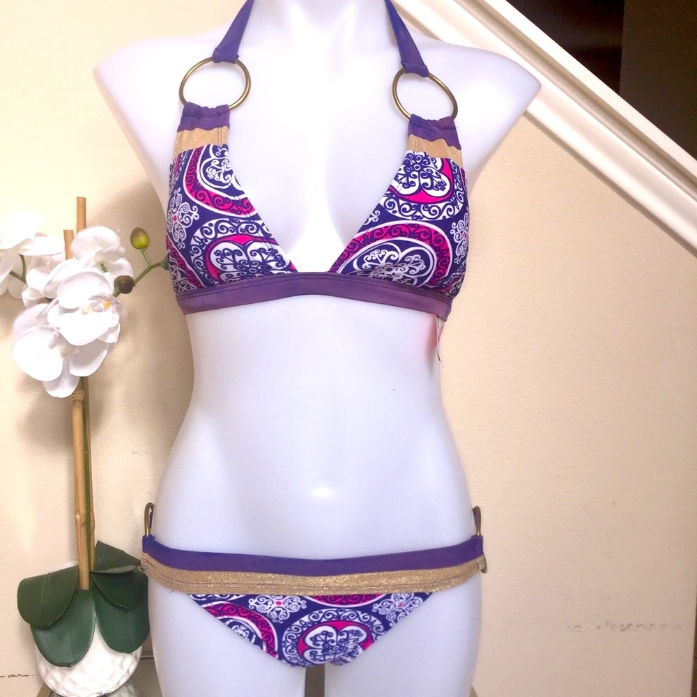 Purple & Gold Bikini
